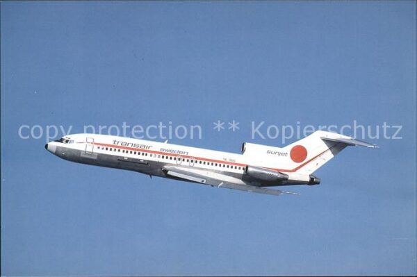 Flugzeuge Zivil Transair sweden B 727- 134 c SE DDC c/n