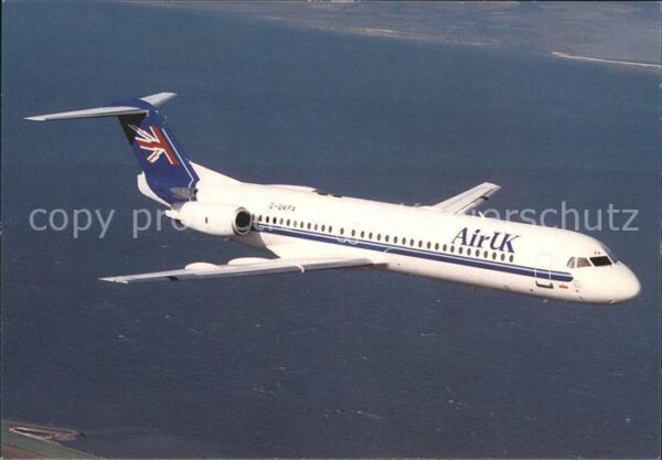 Flugzeuge Zivil Air UK G-UKFA Fokker 100