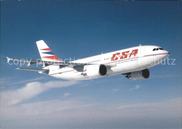 Flugzeuge Zivil Airbus A310-300 CSA Czechoslovak Airlin