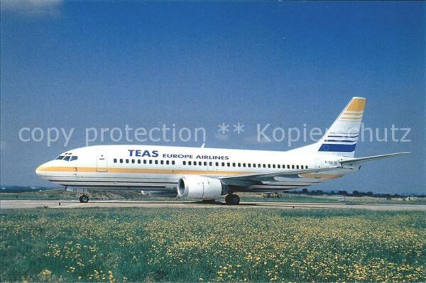 Flugzeuge Zivil TEAS Europe Airlines B-737-300 F-GKTB C