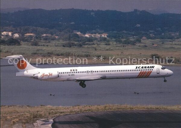Flugzeuge Zivil Scanair MD-83 SE-DPH c/n 49663/1437