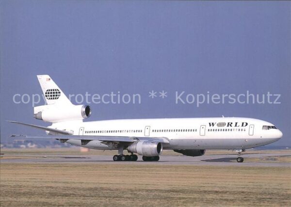 Flugzeuge Zivil World Airways McDonnell Douglas DC-10-3