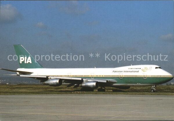 Flugzeuge Zivil Pakistan International PIA Boeing 747