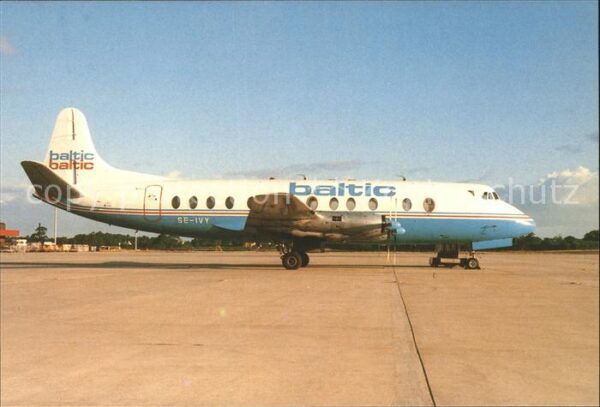 Flugzeuge Zivil Baltic Viscount 815 SE-IVY C/N 375