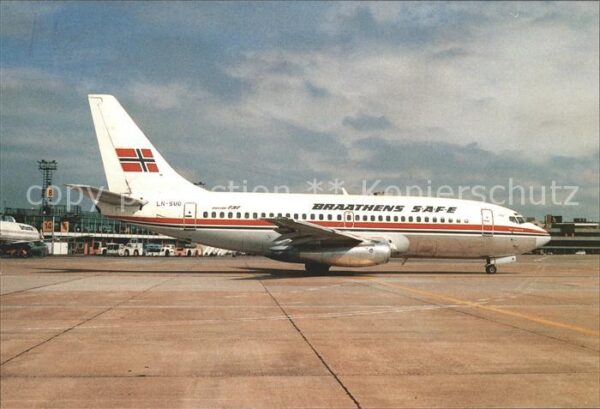Flugzeuge Zivil Braathens SAFE Boeing 737-205 LN-SUD C/