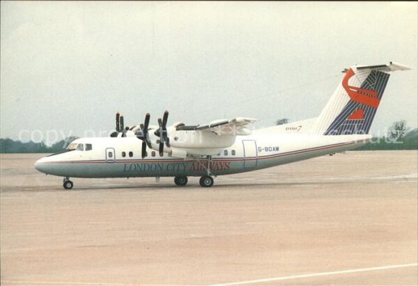 Flugzeuge Zivil London City Airways DHC-7-110 Dash 7 G-