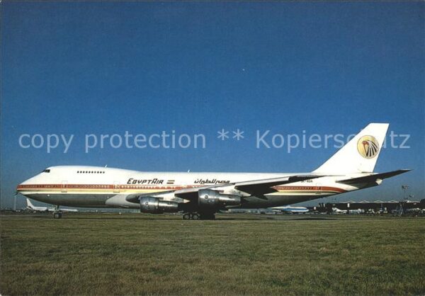 Flugzeuge Zivil Egyptair Boeing 747 9K-ADA
