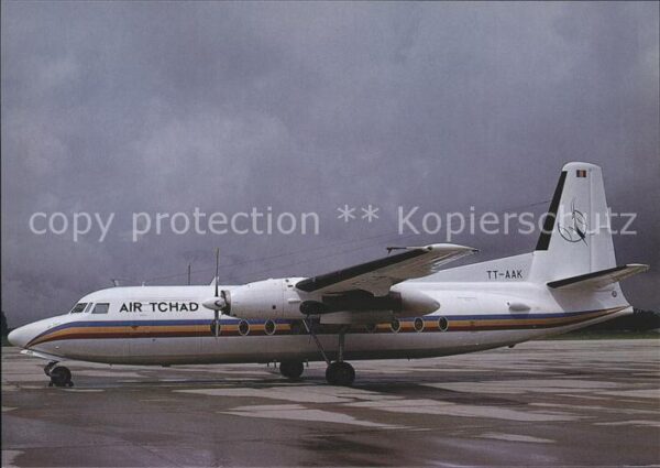 Flugzeuge Zivil Air Tchad Fokker F27 Mk. 600 TT-AAK c/n