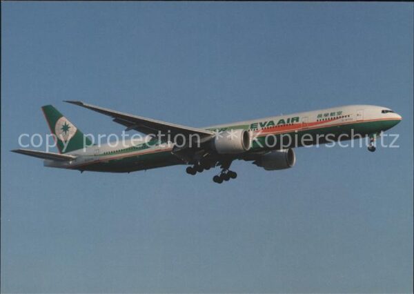 Flugzeuge Zivil Eva Air B-777-35E ER B-16702 c/n 32640