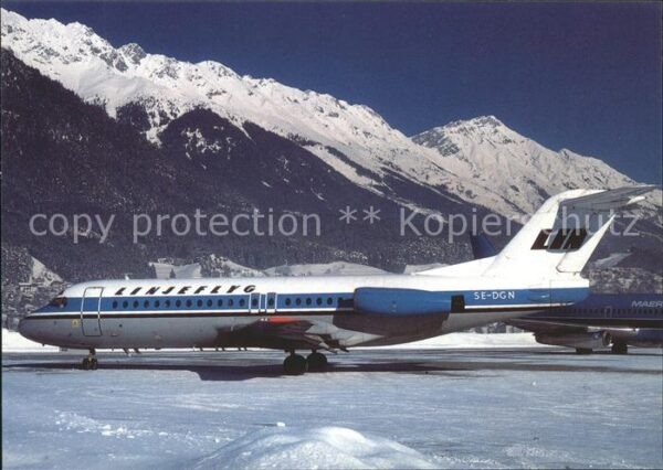 Flugzeuge Zivil Linierflyg Fokker 28-4000 SE-DGN c/n 11