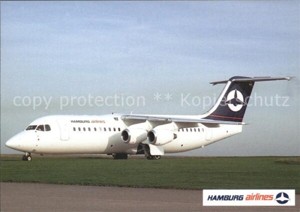 Flugzeuge Zivil Hamburg Airlines BAe 146-300