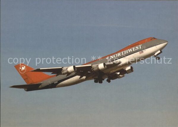 Flugzeuge Zivil Northwest Airlines Boeing 747-251B N613