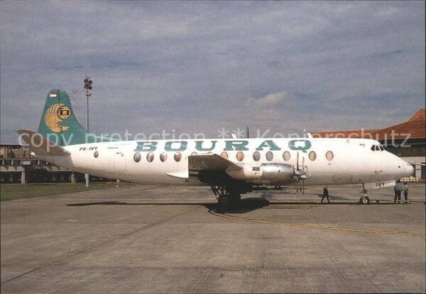 Flugzeuge Zivil PX-IVY Vickers 843 Viscount Bouraq c/n