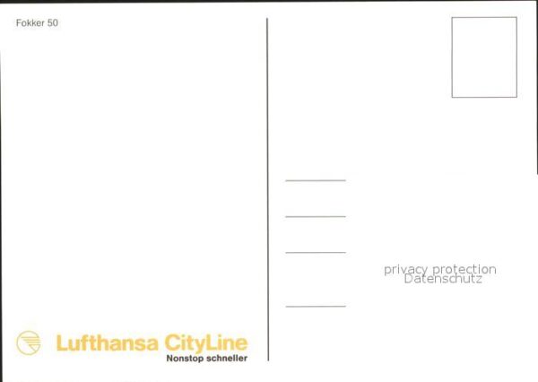 Lufthansa CityLine Fokker 50 – Bild 2