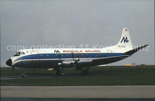 Flugzeuge Zivil Mandala Airlines Viscount 838 PK-RVN c/