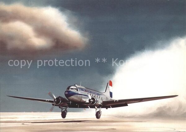 Flugzeuge Zivil KLM Royal Dutch Airlines Douglas C-47A-