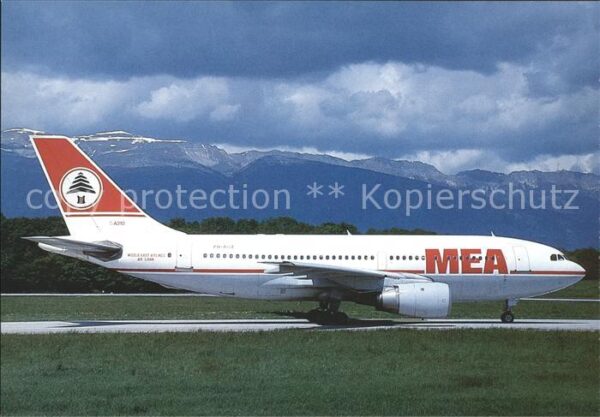 Flugzeuge Zivil MEA Airbus A.310-200 PH-AGE