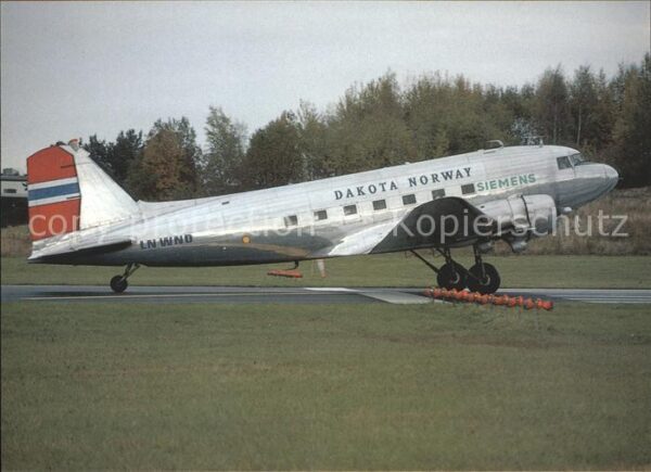 Flugzeuge Zivil Dakota Norway DC3C LN-WND c/n 11750