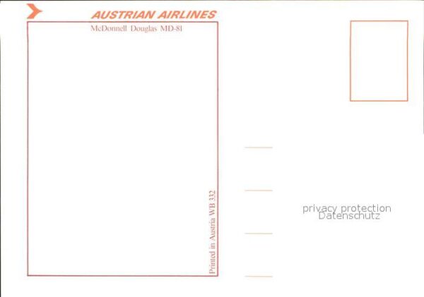 Flugzeuge Zivil Austrian Airlines McDonnell Douglas MD- – Bild 2