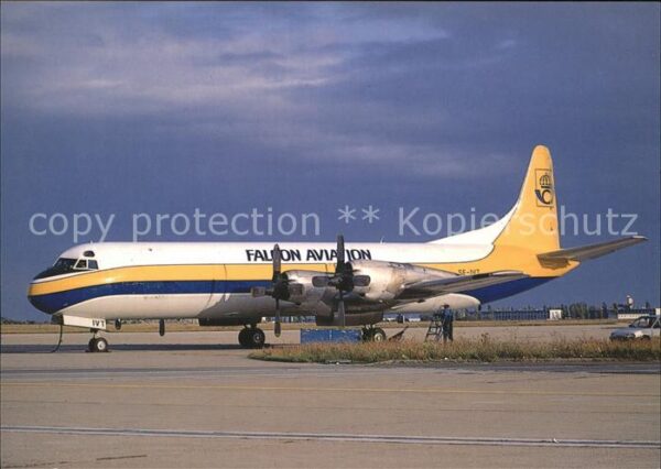 Flugzeuge Zivil Falcon Aviation Lockheed L-188CF Electr