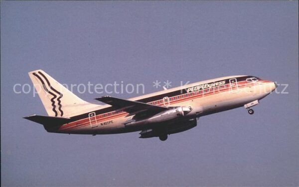Flugzeuge Zivil Peoples Express B-737
