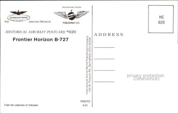 Flugzeuge Zivil Frontier Horizon B-727 – Bild 2