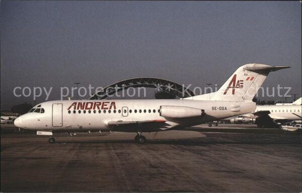 Flugzeuge Zivil Fokker F.28-1000 c/n 11067 SE-DGA Andre