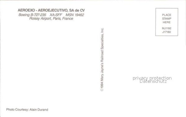 Flugzeuge Zivil Aeroexo Aeroejecutivo SA de CV Boeing B – Bild 2
