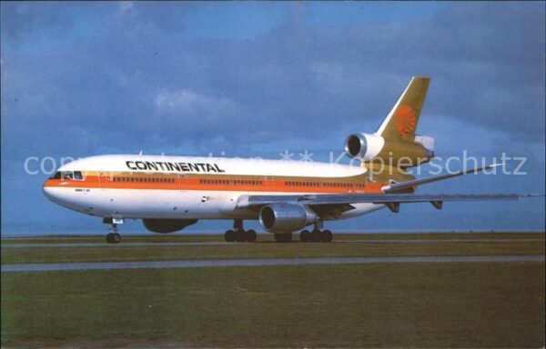 Flugzeuge Zivil Continental Mc Donell Douglas DC-10-30