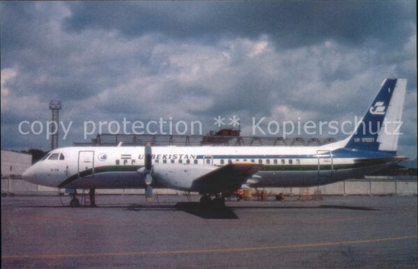 Flugzeuge Zivil Uzbekistan Airways IL-114 UK-91001 c/n
