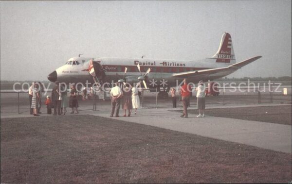Flugzeuge Zivil Capital Airlines Viscount 745D N7452 MS