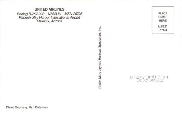 Flugzeuge Zivil United Airlines Boeing B-757-222 N583UA – Bild 2
