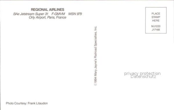 Flugzeuge Zivil Regional Airlines BAe Jetstream Super 3 – Bild 2