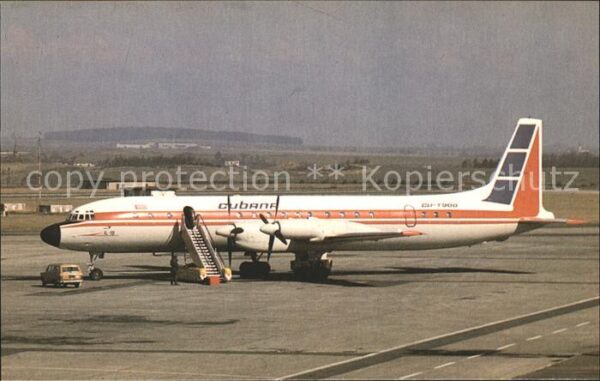 Flugzeuge Zivil Cubana Iliushin IL-18D CU-T900