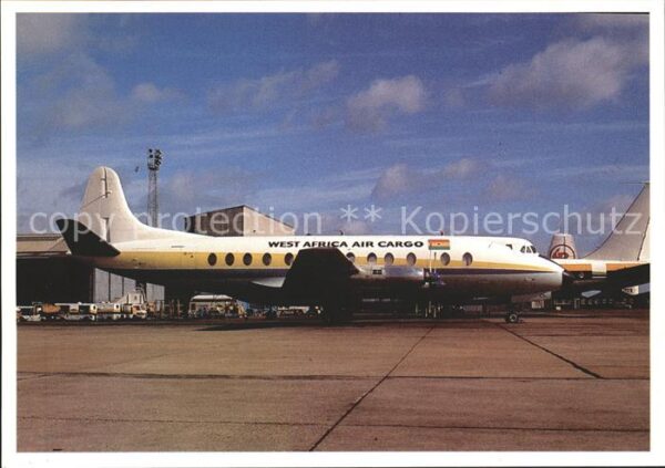 Flugzeuge Zivil Vickers Viscount West Africa Air Cargo