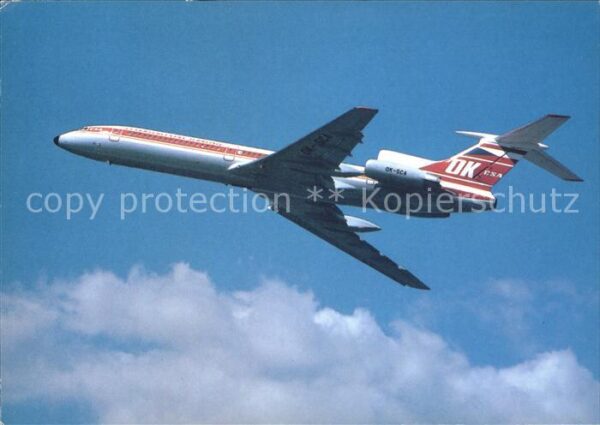 Flugzeuge Zivil Tupolev TU-154M CSA