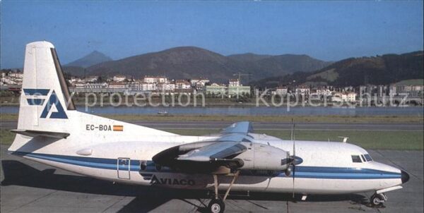 Flugzeuge Zivil Aviaco Fokker F27-600 EC-BOA cn 10348