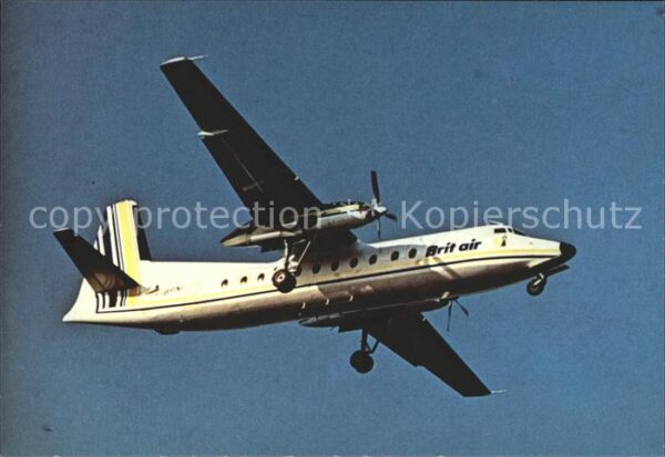 Flugzeuge Zivil Fokker F-27 500 Friendship Brit Air