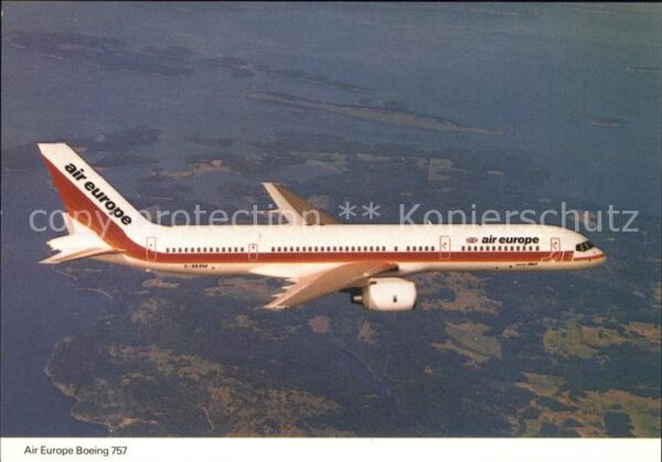 Flugzeuge Zivil Air Europe Boeing 757