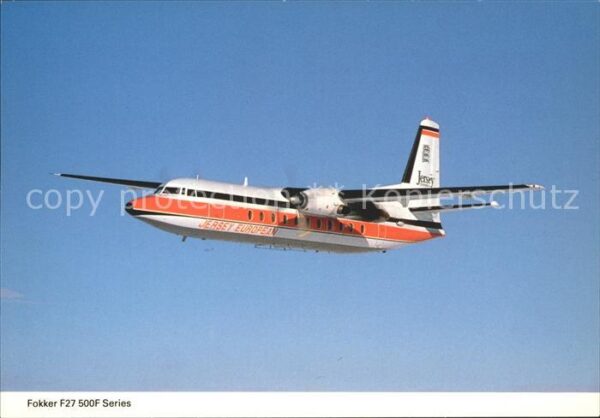 Flugzeuge Zivil Fokker F27 500F Series Jersey European