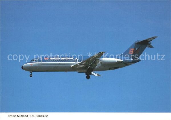 Flugzeuge Zivil British Midland DC9 Series 32