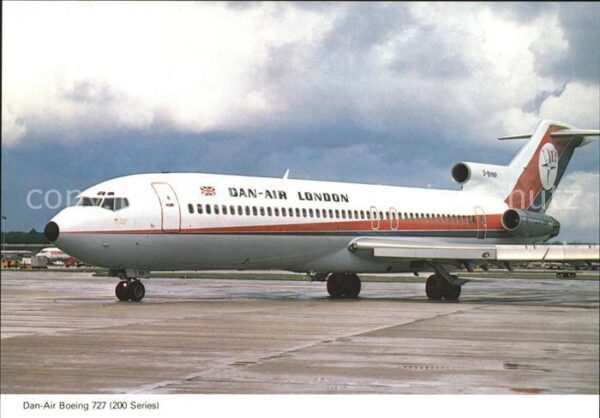 Flugzeuge Zivil Dan-Air Boeing 727 200 Series