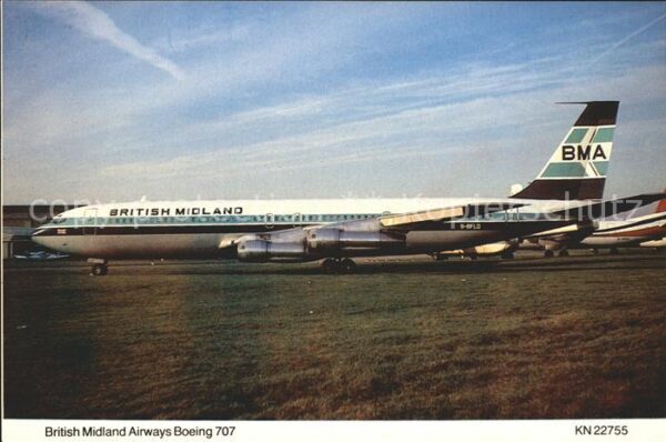 Flugzeuge Zivil British Midland Airways Boeing 707