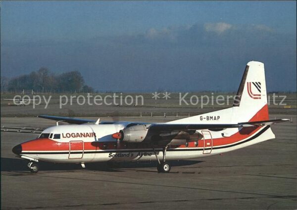 Flugzeuge Zivil Loganair Fokker F-27-200 G-BMAP cn 1030