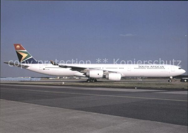 Flugzeuge Zivil South African Airways Airbus 340-600 ZS