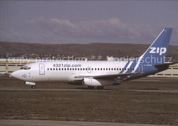 Flugzeuge Zivil ZIP/4321ZIP.COM Boeing B737-200 C-GCPS