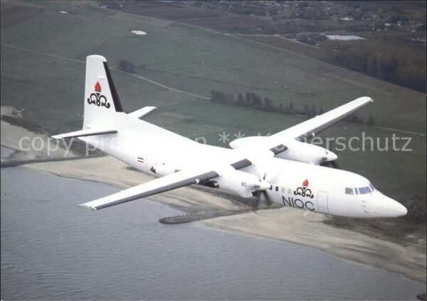 Flugzeuge Zivil National Iranian Oil Comp. Fokker 50 EP