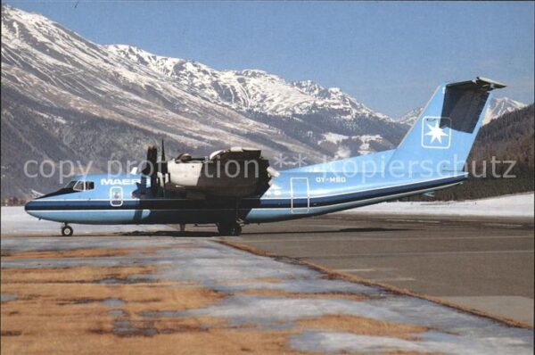 Flugzeuge Zivil DeHavilland Dash 7 Maersk OY-MBD