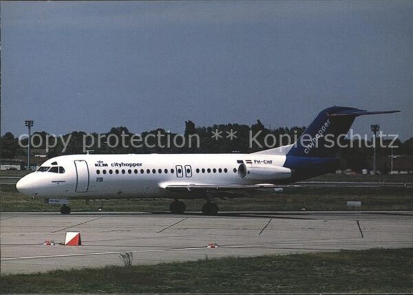 Flugzeuge Zivil KLM Cityhopper Fokker F28 Mk. 4000 PH-C