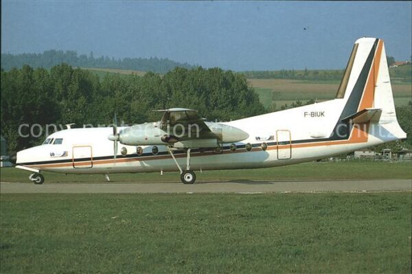 Flugzeuge Zivil Fokker F.27 Mk 100 Uni-Air F-BIUK c/n 1